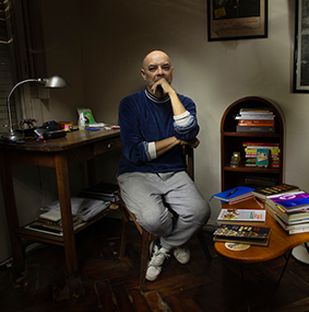 Fabián Casas: “Los personajes están vivos para un escritor”